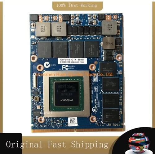 NEW For Dell Alienware M17X R4 R5 M18X R2 R3 /HP /MSI/Clevo GTX980M GTX 980M 8GB GDDR5 N16E-GX-A1 Video Graphics Card