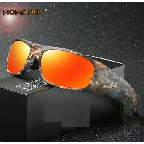 Camouflage Sport Men Women Polarized Sun Glasses Polarized Mirror Sunglasses Custom Made Myopia Minus Prescription Lens -1 To -6