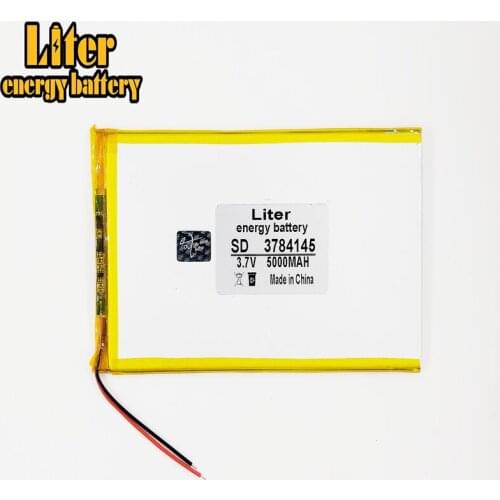 Polymer battery 5000mah 3.7V 3784145 smart home MP3 speakers Li-ion battery for dvr,GPS,mp3,mp4,cell phone speaker