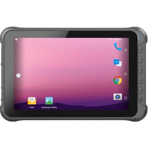 IP65 700nits Android Tablet Barcode Scanner 10000mAh Industrial Rugged Tablet PC NFC Fingerprint