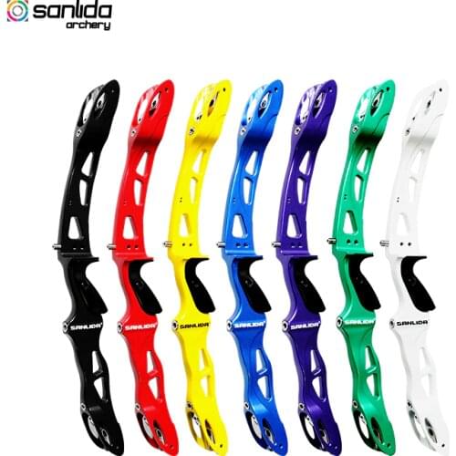 Sanlida Archery Miracle X9 Intermediate ILF Recurve Bow Riser Target Bow Riser 25'' Right hand Hunting Shooting Outdoor Sport