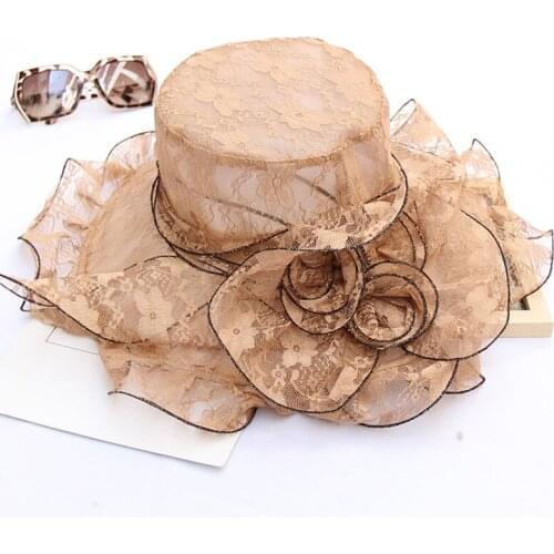 Womens Hats Female Beach Hat Summer Sun Hat Wedding Vintage Hats