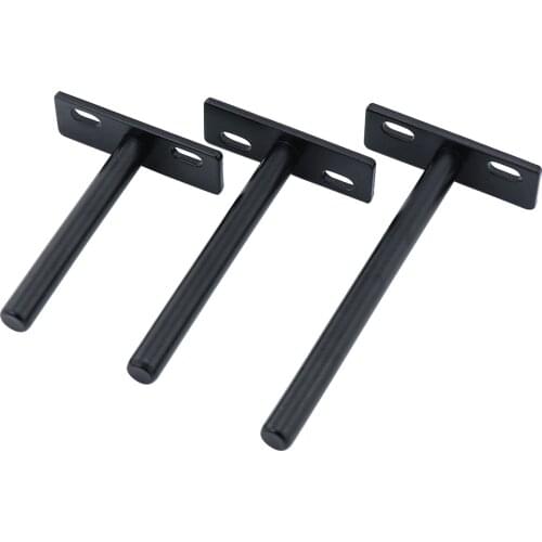 10PCS 3"4"5" Folding Shelf Support Bracket Hidden Floating Wall Shelf Support Brackets for Heavy Duty Bracket
