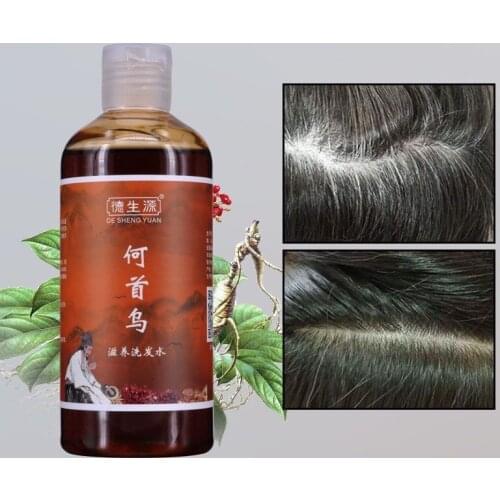 Herbal Anti Grey Hair Removal Repair Anti White Hair Shampoo & Treatment Of Black Brunette Moisturizing Hair Care Shampoo