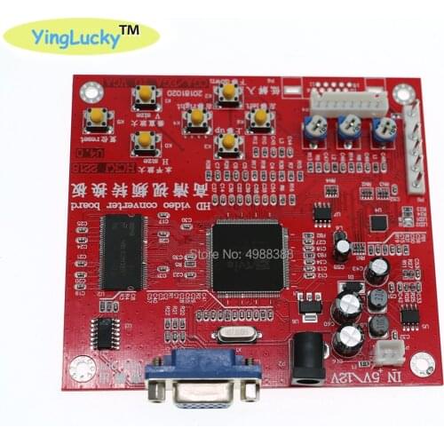 VGA to CGA / CVBS / S-VIDEO High Definition Converter Arcade Game Video Converter Board for CRT LCD PDP Game Accessories