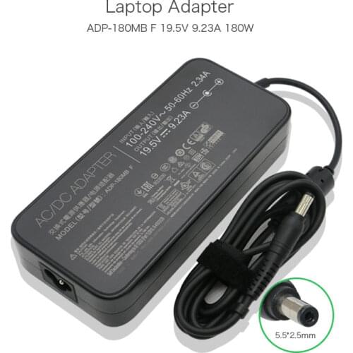 19.5V 9.23A 180W AC Adapter Charger for ASUS Laptops ROG G750-JS ROG G750JM ADP-180MB F ADP-180HB D FA180PM111 ADP-150VB B