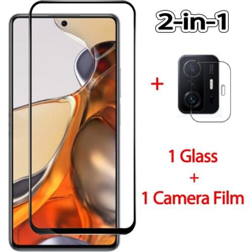 2-in-1, tempered glass for xiaomi 11t pro glass mi11t pro camera protection mi 10t lite xiaomi mi 11 t pro screen protector