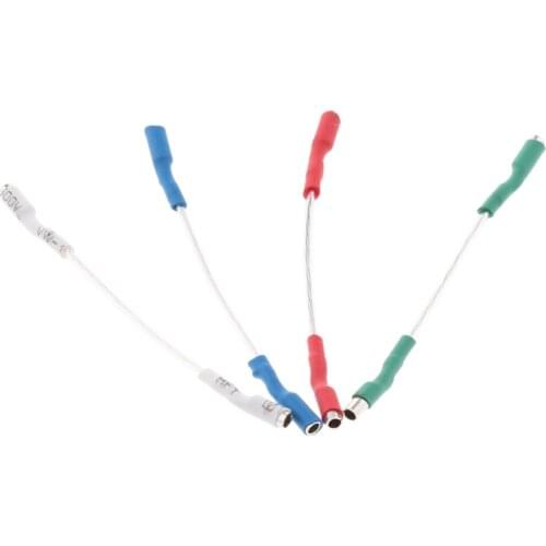 4 Pieces Phono Headshell Lead Wires, Turntable Phono Headshell Lead Wires