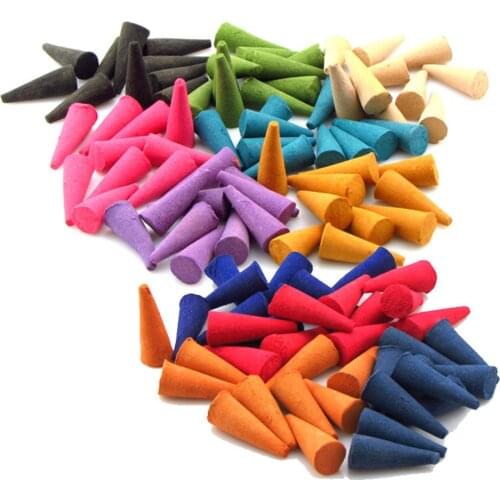 500g/bag Wholesale Thailand Pagoda Fragrant Incense Cone Spire Pure Sandalwood Home Aromatherapy Particles Send Disc