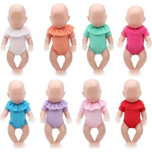 40-43 Cm Boy American Dolls Swimsuit Fashion Jumpsuit Bikini Newborn Baby Toys Accessories Fit 18 Inch Girls Doll Gift f227
