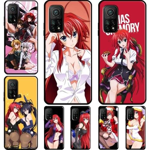 Akeno Rias Gremory High School Dxd Coque For POCO X3 Pro F3 M3 F2 F1 Phone Case For Xiaomi Mi 11 Lite Ultra Mi A3 10T 9T Pro