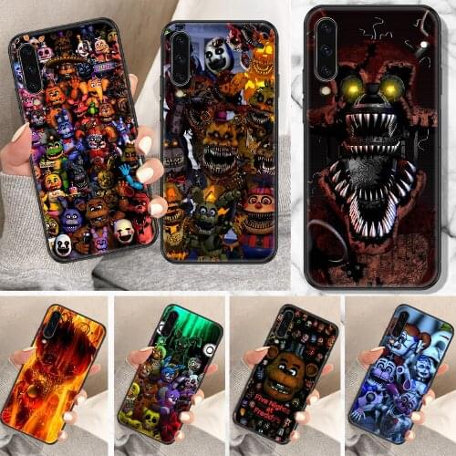 SFM Fnaf Animatronics Phone Case For Samsung Galaxy A 10 12 20E 21S 30 32 40 50 51 52 70 71 72 5 6 7 2016 2018 black fashion