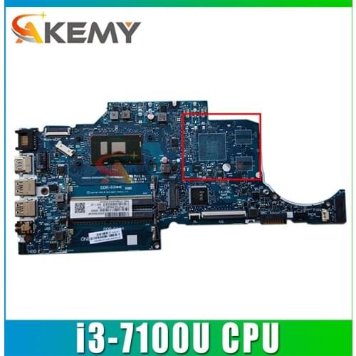 For Hp 14S-CR 14S-CF 14-CF Laptop Motherboard L41568-601 L41568-001 With Core i3-7100U Processor DDR4 MB 100% Tested Fast Ship