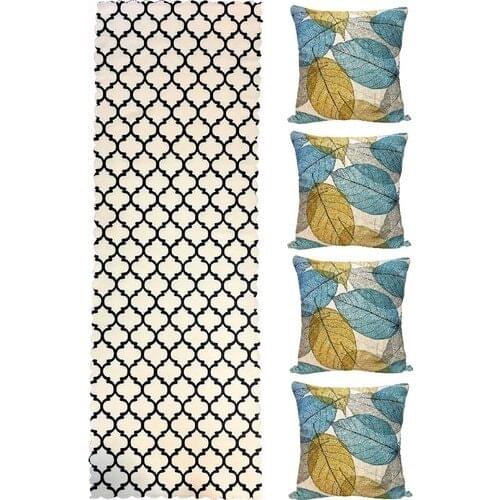 Alla Turca Runner + 4 Pillow decorate Set