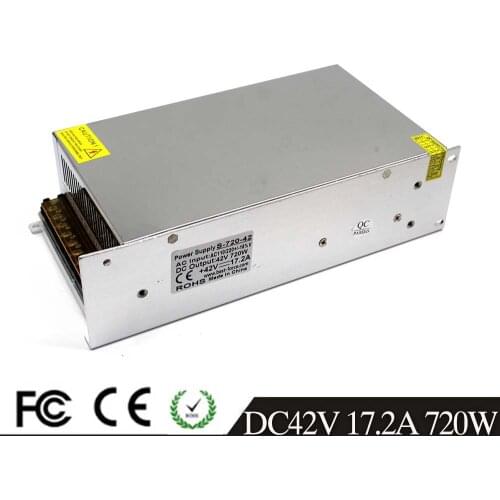 Single Output Switching Power Supply 720W 42V 17.2A Transformer 110V 220V AC TO DC SMPS for Industry Mechanical Equipment Light