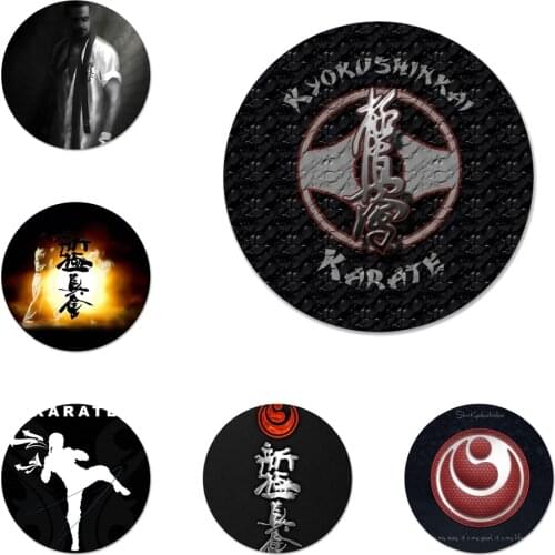 Karate Kyokushin Badge Brooch Pin Accessories For Clothes Backpack Decoration gift
