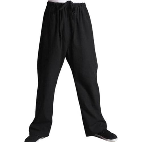 Chinese Yongchun Kung Fu Taiji pants mens casual pants