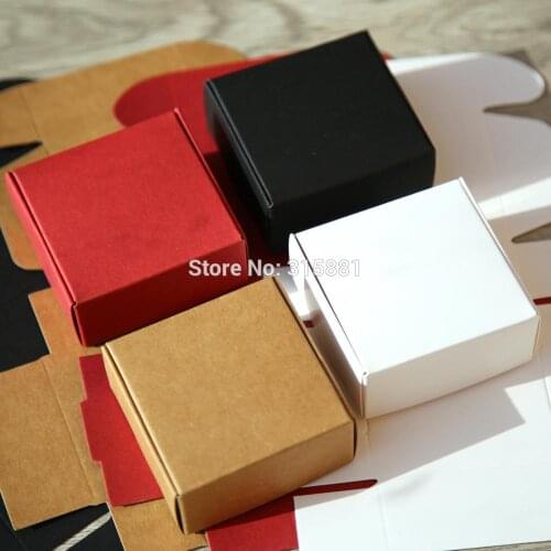 Kraft Paper Box Gift Packaging Box Carton Soap Box Wedding Favors Candy Box 30pcs/lot