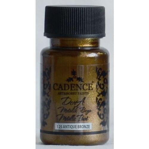 Cadence Dora Silvery Metallic Paint 125-Antik Bronze 50ml