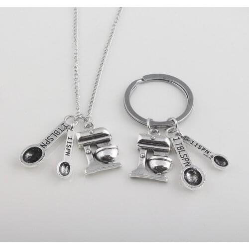 1PC Creative Coffee Machine Handle Tamper Moka Mini Keychain Portable Keyring Necklace Coffeeware Espresso Gifts QA 058