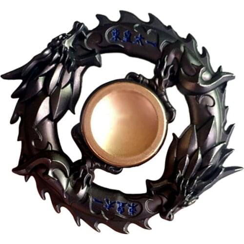 Dragon Metal Fidget Spinner Zinc Alloy Gyro Rotary EDC Hand Spinner For Autism And ADHD Focus Stress Fingertip L0080