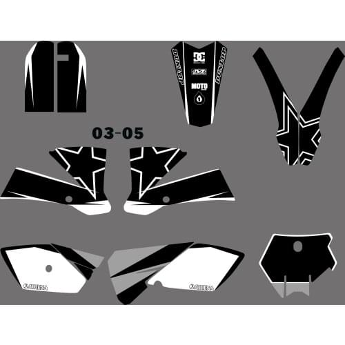 Team Grphics Decals Stickers & Background For KTM SX85 SX 85 2003-2008 2009 2010 2011 2012 Motorcycle Graphic Decal Sticker