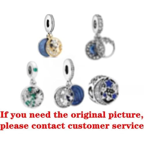 2020 New High-quality 100% 925 Sterling Silver Original Retro Style Charm Womens Fashion Exquisite Diy Romantic Jewelry