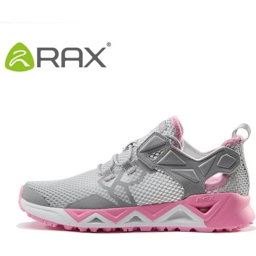 RAX New Women Summer Hiking Shoes Breathable Upstream Shoes Aqua Quick drying Shoes Outdoor Fishing Camping Sneaker Men Walking