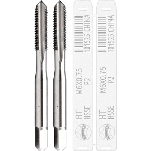 HSSE Metric Fine Thread Hand tap M2 M2.5 M3 M3.5 M4 M4.5 M5 M6 M7 M8 M10 M12 X0.25 X0.35 X0.5 X0.75 X1.25 X1.5 screw metal taps