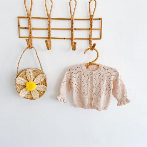 Koodykids Baby Girl Autumn Knitted Sweater Cardigans Flowers Sweater Knitted Quality Toddler Girls Spring Cardigan Clothes Top