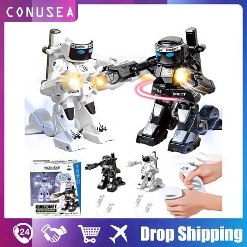 Rc Battle Robot 2.4G Body Sense Remote Control Robot Toys for Kids Gift Toy Model Mini Electronic Smart Toys for Boys Child Gift