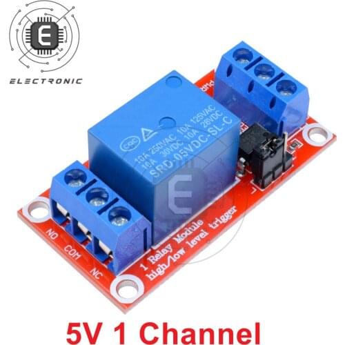 DC 5V/9V/12V/24V Relay Module With Optocoupler Relay Output 1/2 Channel H/L level Trigger For Arduino
