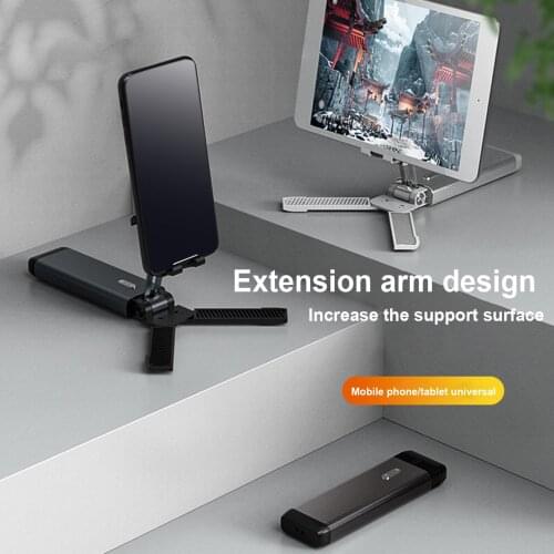 Folding Adjustable Extendable Desktop Phone Tablet Stand Holder Cradle Dock
