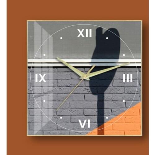 Modern Art Frane Wall clock Luxury Wall Clock Large Size Bedroom Clock Modern Design For Home Metal Frane