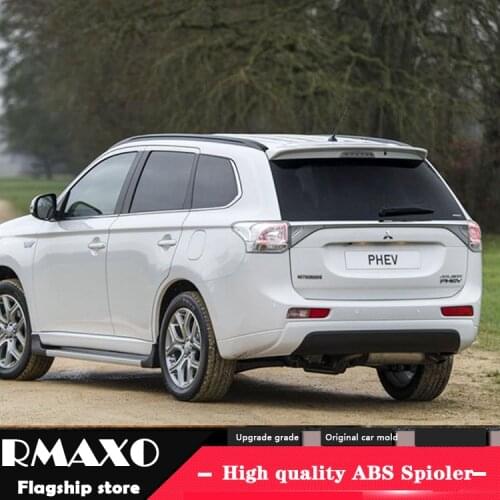 For Mitsubishi outlander Spoiler 2014-2018 outlander High Quality ABS Material Car Rear Wing Primer Color Rear Spoiler