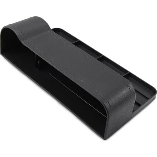 Universal Black Car Seat Seam Wedge Cup Box For Volkswagen/Toyota/Honda/Mazda/Peugeot/Citroen/ Hyundai/Fiat/Skoda/Mitsubishi
