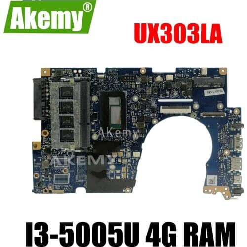UX303LAB Motherboard 4G RAM I3-5005 CPU For Asus UX303LA UX303LB UX303LN UX303L UX303 Laptop motherboard UX303LAB Mainboard