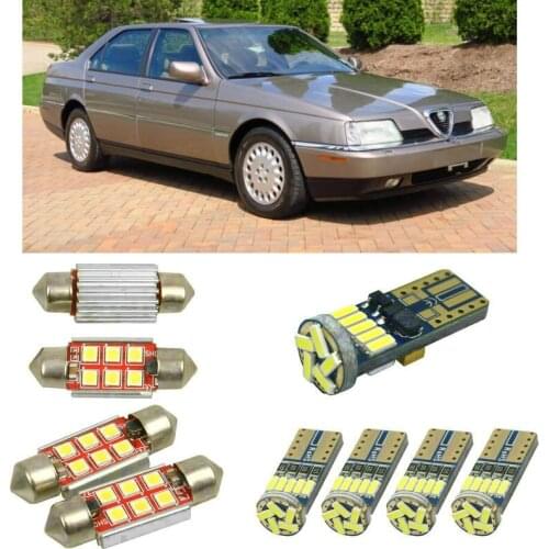 Interior led Car lights For Alfa Romeo 164 sedan Reading dome bulbs for cars error free License Plate Light 14pc/lot