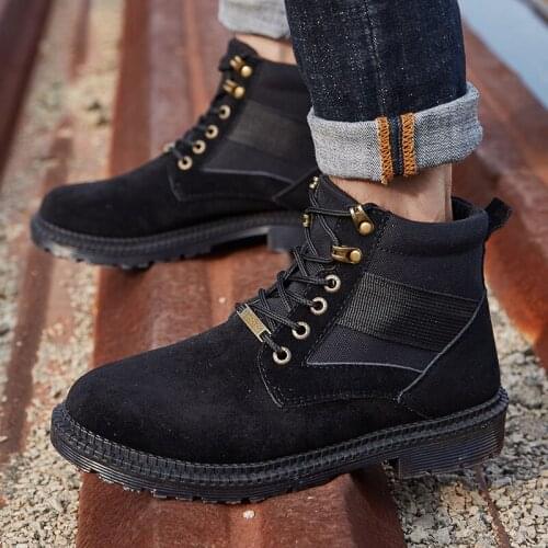 High Male shoes man Sneaker leather sports sapato fashion spring trainers shoe cuero Casual canvas for sport 39 black de 2020 s