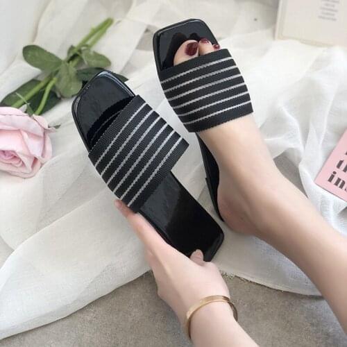 Women Slipper 2021 Summer Fashion Simplicity Open Toes Best-selling Flat Sandal High Quality Casual Solid Color Women Shoes