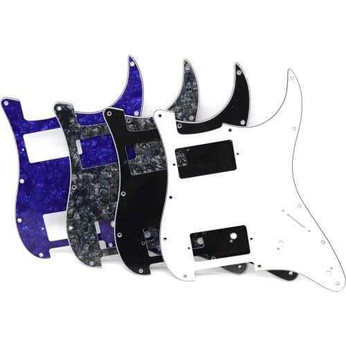 2 Pot Hole Aluminum 11 Holes HH Pickguard Scratch Plate Compatible For ST SQ Style Guitar Parts Replacement