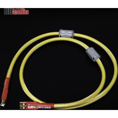 1PCS High Quality USB 2.0 A-B USB Audio Cable / Canare L-4E6S Audio-cable for Hifi DAC Amplifier PC Yellow