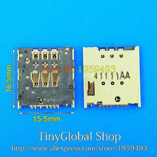 2pcs/lot Coopart New Sim Card Reader Socket Card Slot Holder replacement for Motorola Moto E XT1021 LT30 LT22i XT910 MT917