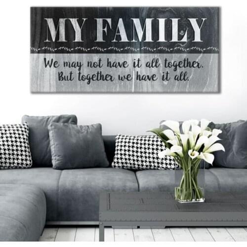 2020new 5d diamond mosaic wall sticker 5d diamond embroidery full set my fanuly 5d diamond painting full livingroom wall sticker