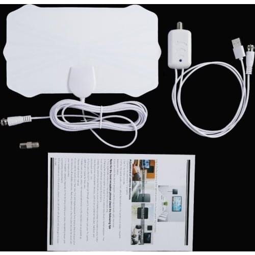 2021 new 900-mile indoor HD digital TV antenna with built-in signal amplifier DVB-T2 ISDB-TB transparent antenna signal receiver