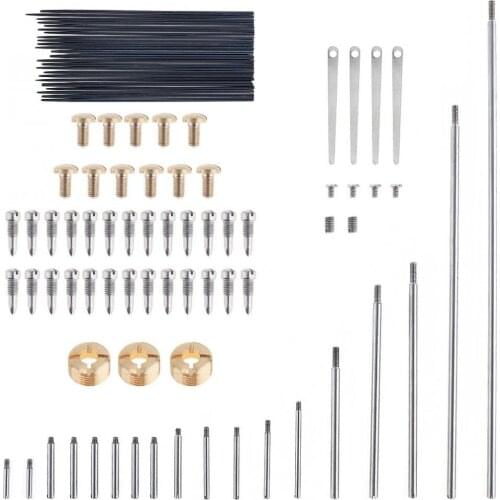 92pcs/lot Saxophone Repair Parts Set Saxophone Key Roller Reed Screws Needle Wind Instrument Repair Kit