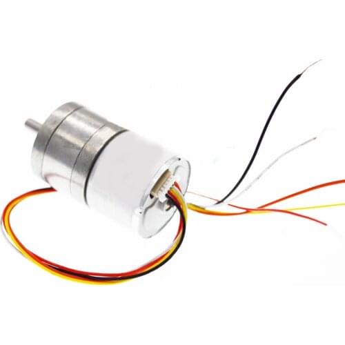 DC 12V 24V Brushless Gear Motor Low Speed Gearbox Motor Electric Gear Reduction Motor Encoder Motor 4mm Shaft