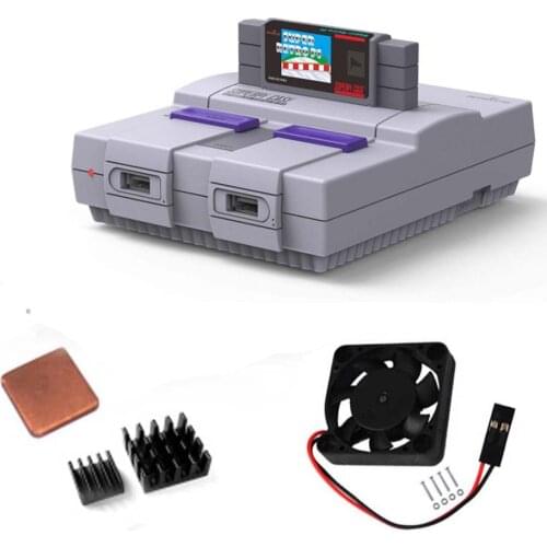 Retroflag SUPERPi CASE-U NESPi Case with coolling fan+heatsink for Raspberry Pi 3B Plus (3B+)/3B