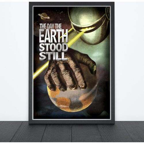 The Day the Earth Stood Still Poster Farewell to the Master and Journey to the World Wall Decor Retro Cinema Print Art Gift