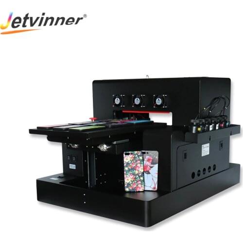 Jetvinner High Speed Automatic A3 Size Led UV Printer Inkjet Printers for Cylinder, Phone Case, Acrylic, Metal, Wood, Ceramic